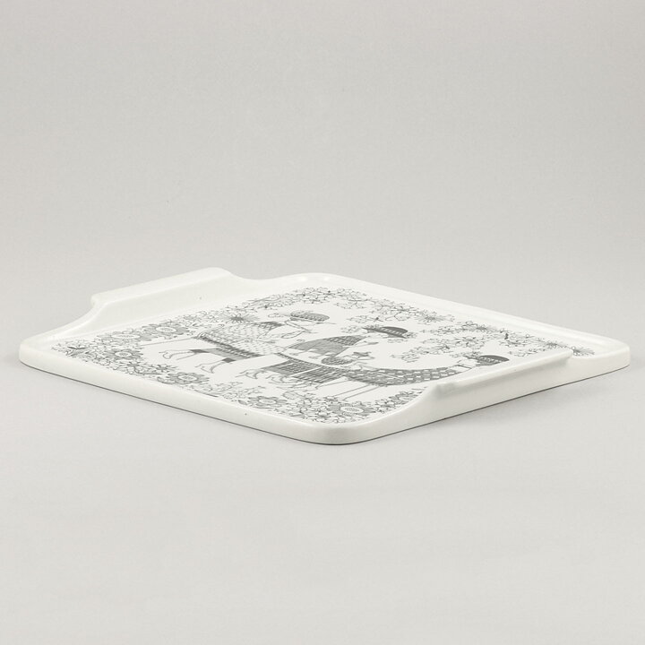 ライヤ・ウオシッキネン  Emiliaシリーズ  四角いトレー  1959年  24cm
