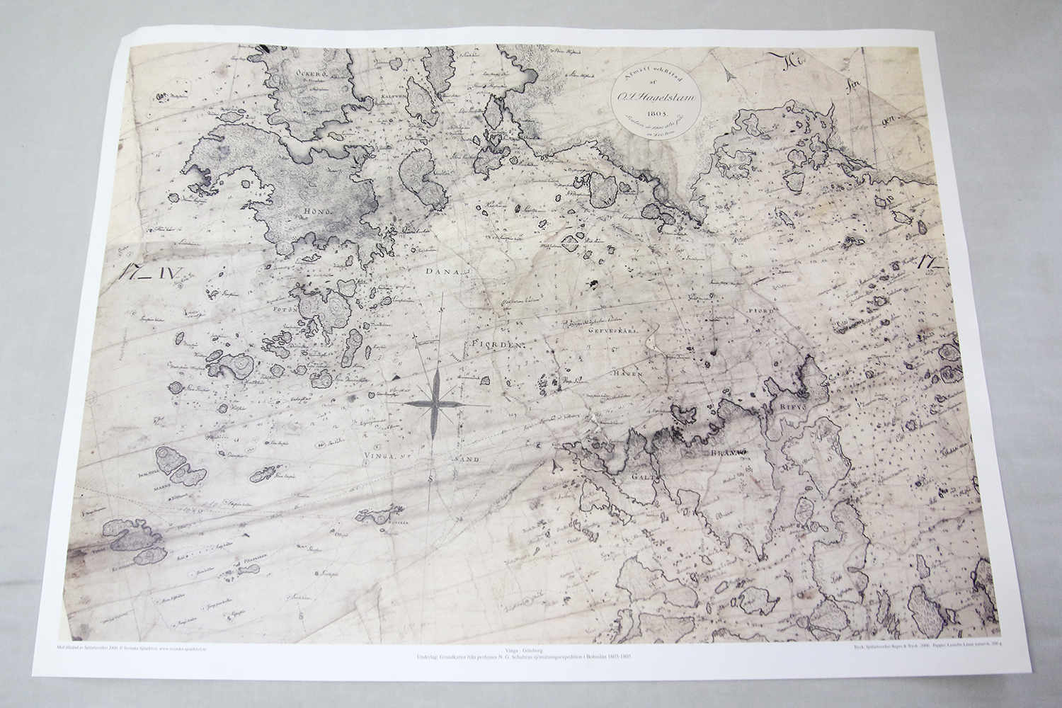 Charts Sjöarkivet 60x80 cm - 2