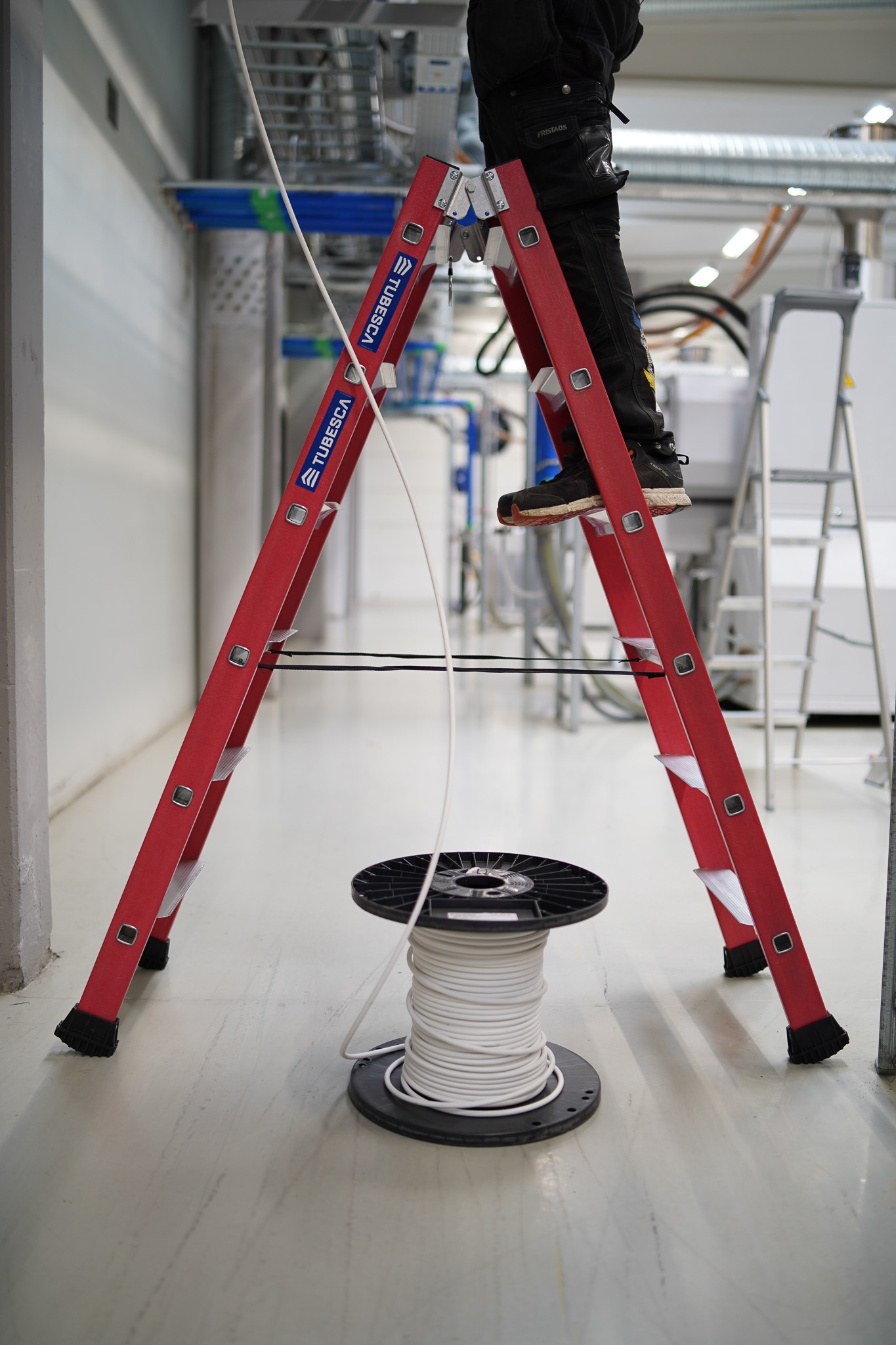 Dubbelsidig trappstege glasfiber - 8