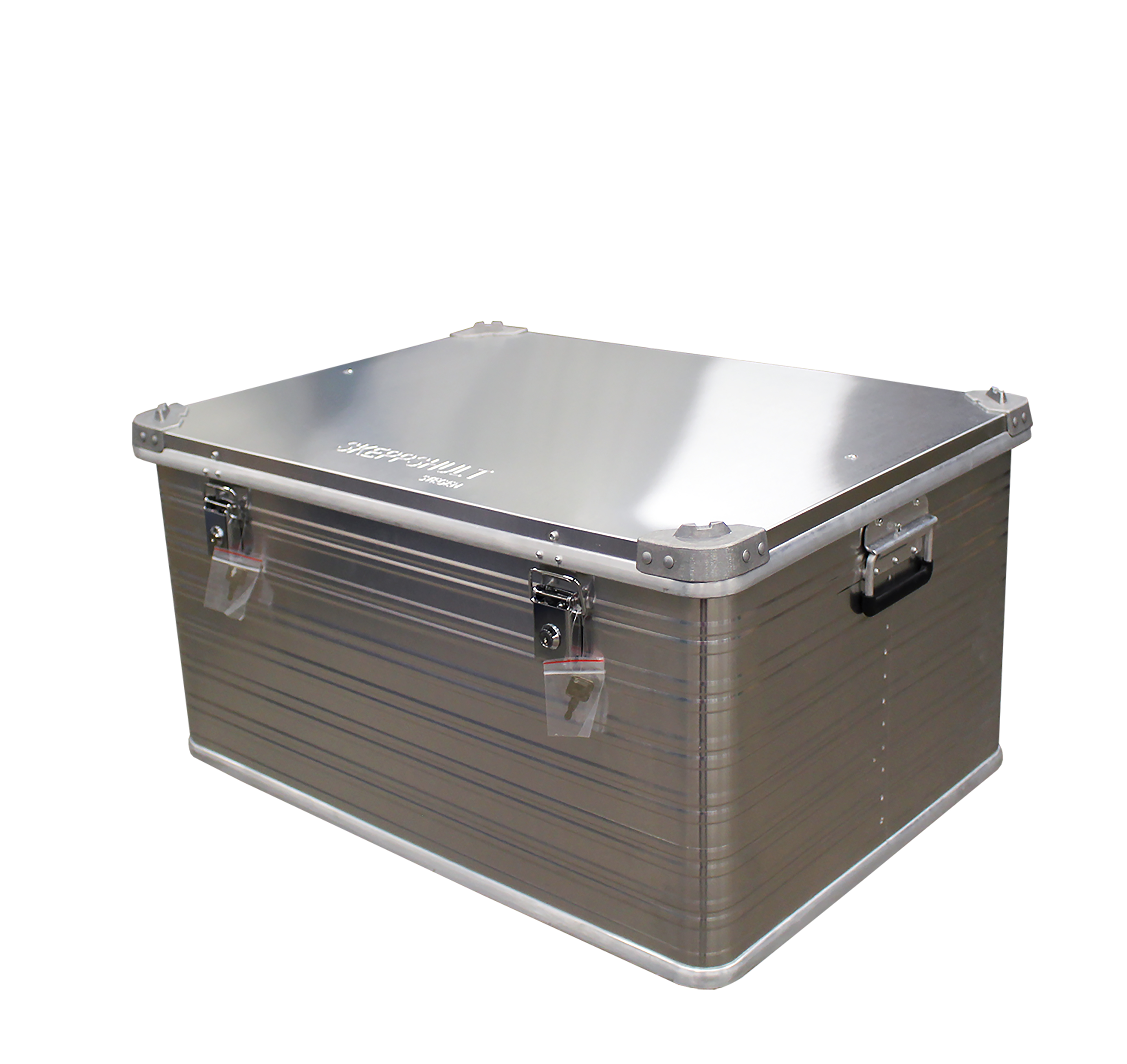 Aluminiumbox med lås
