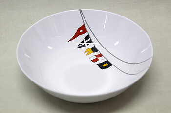 Skål Signalflaggor 19 cm