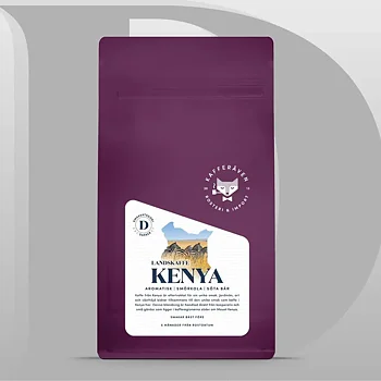 Kafferäven - Landskaffe - Kenya  - Lätt mörkrostade kaffebönor - 1000g 