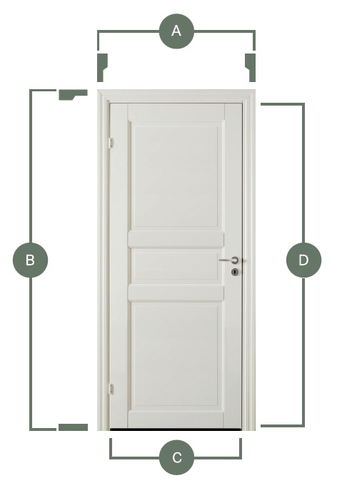 GK Door Slät Vit EI30 inkl karm - 2