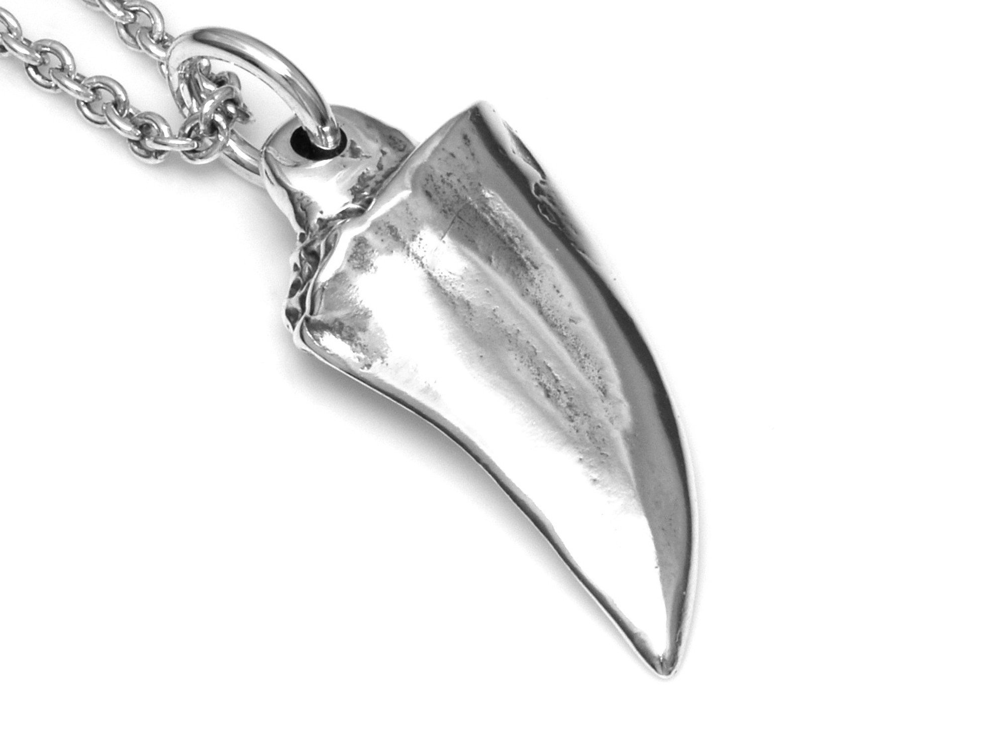 Hajtand Halsband, Haj Smycke i Silver