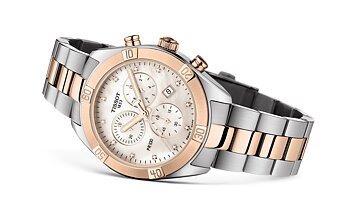 T101.917.22.116.00 Tissot PR 100 Sport Chic Chronograph 38 pärlemor baksida