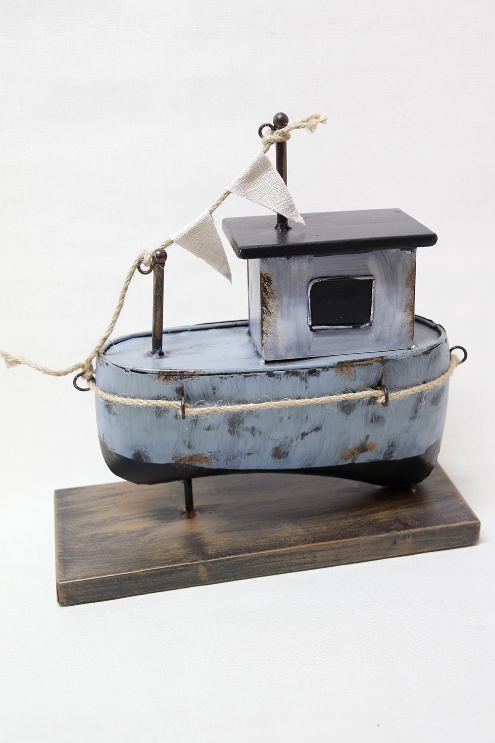 Sheet Metal Fishing Boat 30x30x10 cm - 2