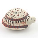  Lisa Larson (Sköldpaddor 1963) White Turtle with Relief Decor 8 cm