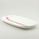 Stig Lindberg (Pall 1963) Majestic Dish with Pink Apple Decor 41 cm #6
