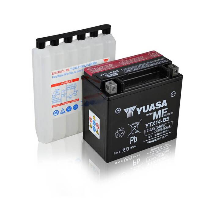 Batteri YUASA YTX14-BS Honda ATV