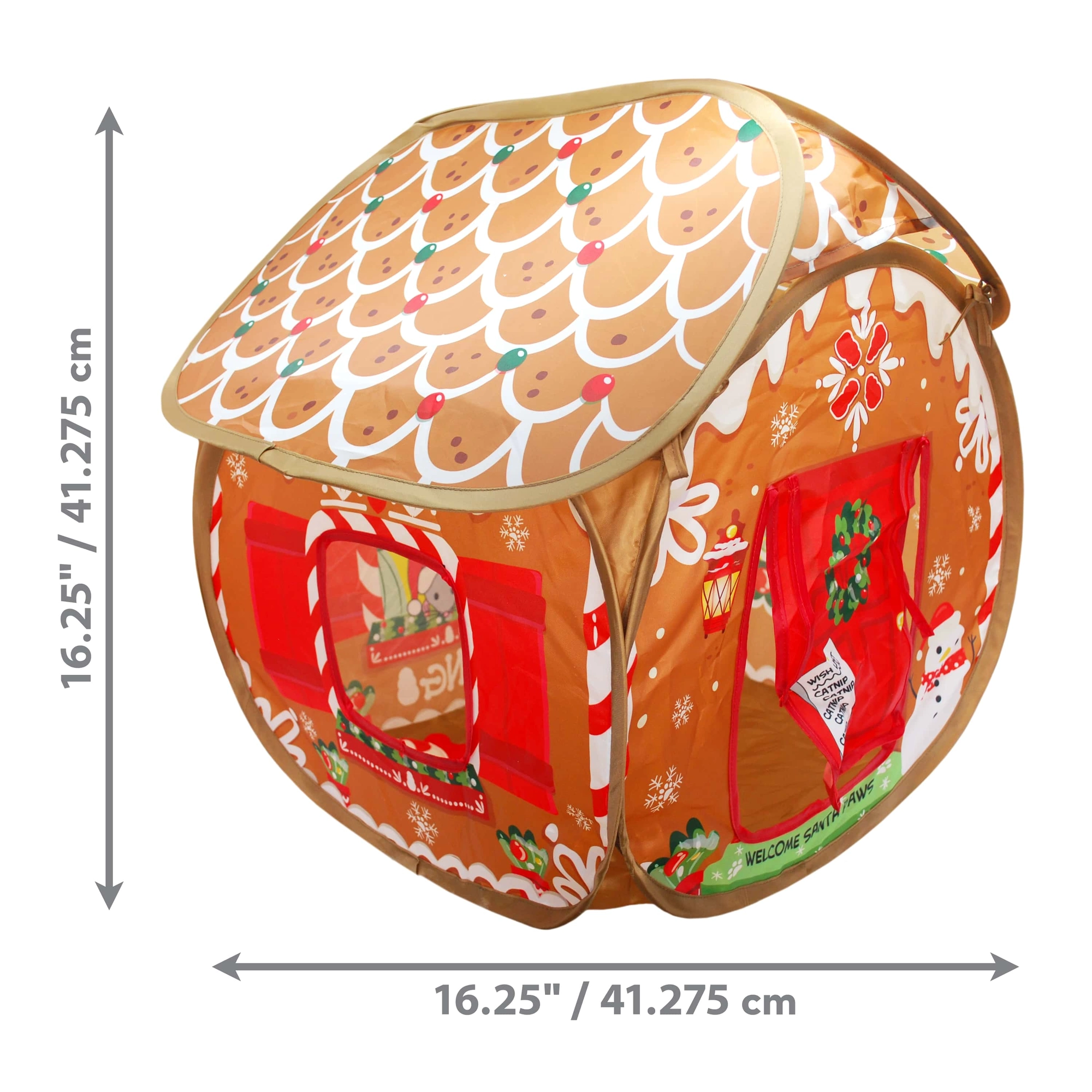 Kong Kattleksak Spaces Bungalow Gingerbread Brun  - 3