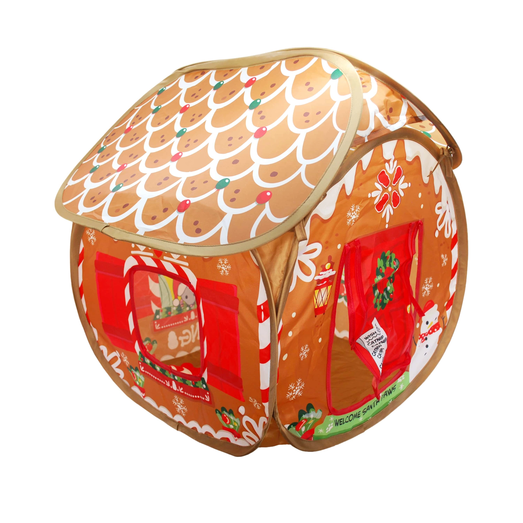 Kong Kattleksak Spaces Bungalow Gingerbread Brun 