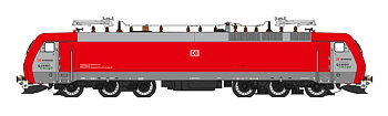 Ellok EG 3107 DB/GC röd Ep VI (DC m ljud)