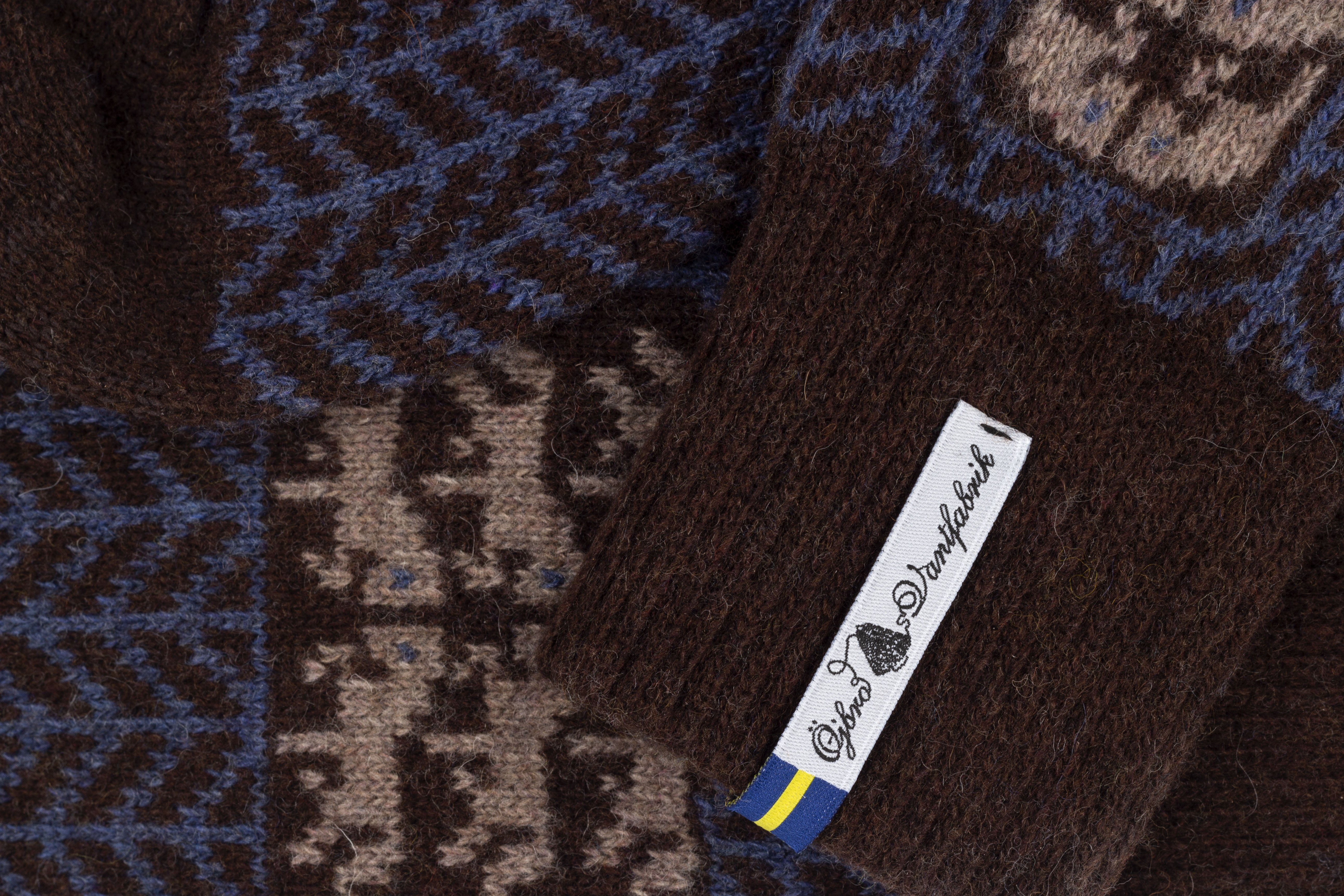 GOTLAND BRUN, CHAUSSETTES EN LAINE ÉPAISSES - 2