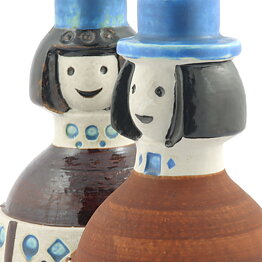 ブリト・ルイス・サンデル  新郎新婦  Bridal Couple  1960年代 19cm