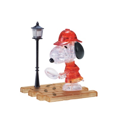 Crystal Puzzle Snoopy detective