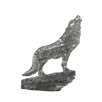 Crystal puzzle Wolf Black