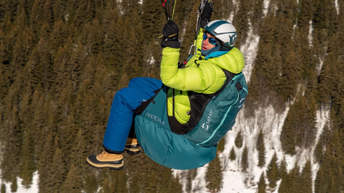 SupAir  RADICAL 4L FLEXIBLE HARNESS FOR HIKE AND FLY  - 4