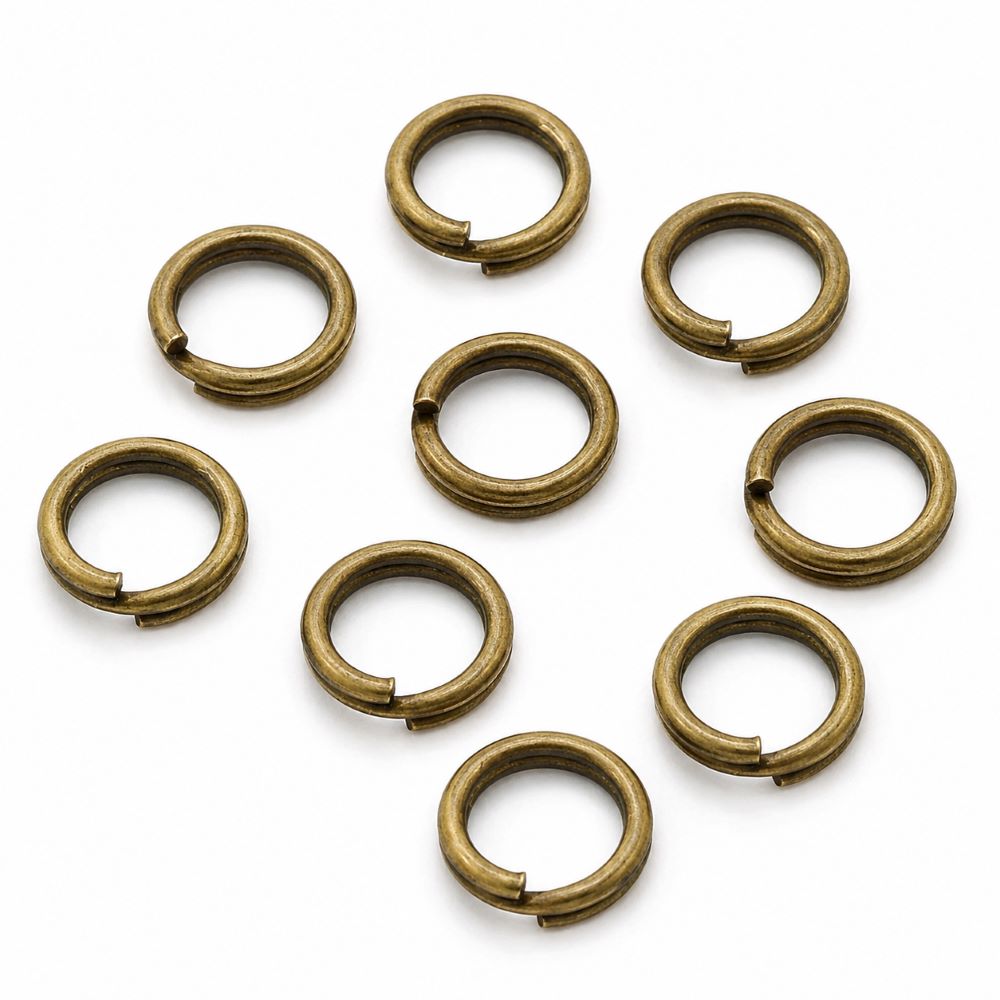 Loopring 7 mm bronsfärgad metall 250-pack