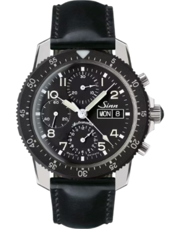 103.031 Sinn 103 St svart kalvskinn