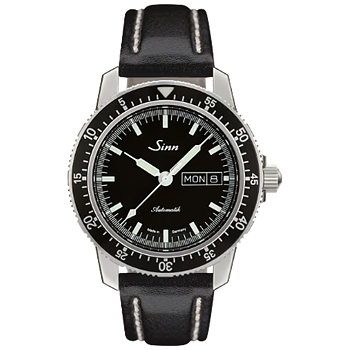 104.010 Sinn 104 St Sa I svart kalvskinn