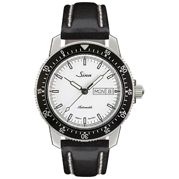 W104.012 Sinn 104 St Sa I W svart kalvskinn