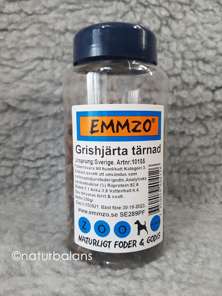TORKAT GRISHJÄRTA 250 gram burk - 2