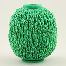  グナー・ニールンド  緑のハリネズミ模様の花瓶 （小）Vase 1936年