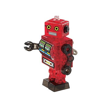 Crystal Puzzle Robot Red