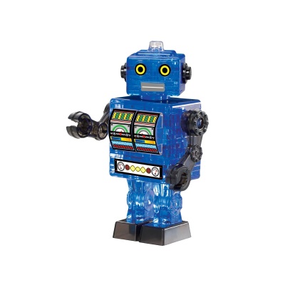 Crystal Puzzle Robot Blue