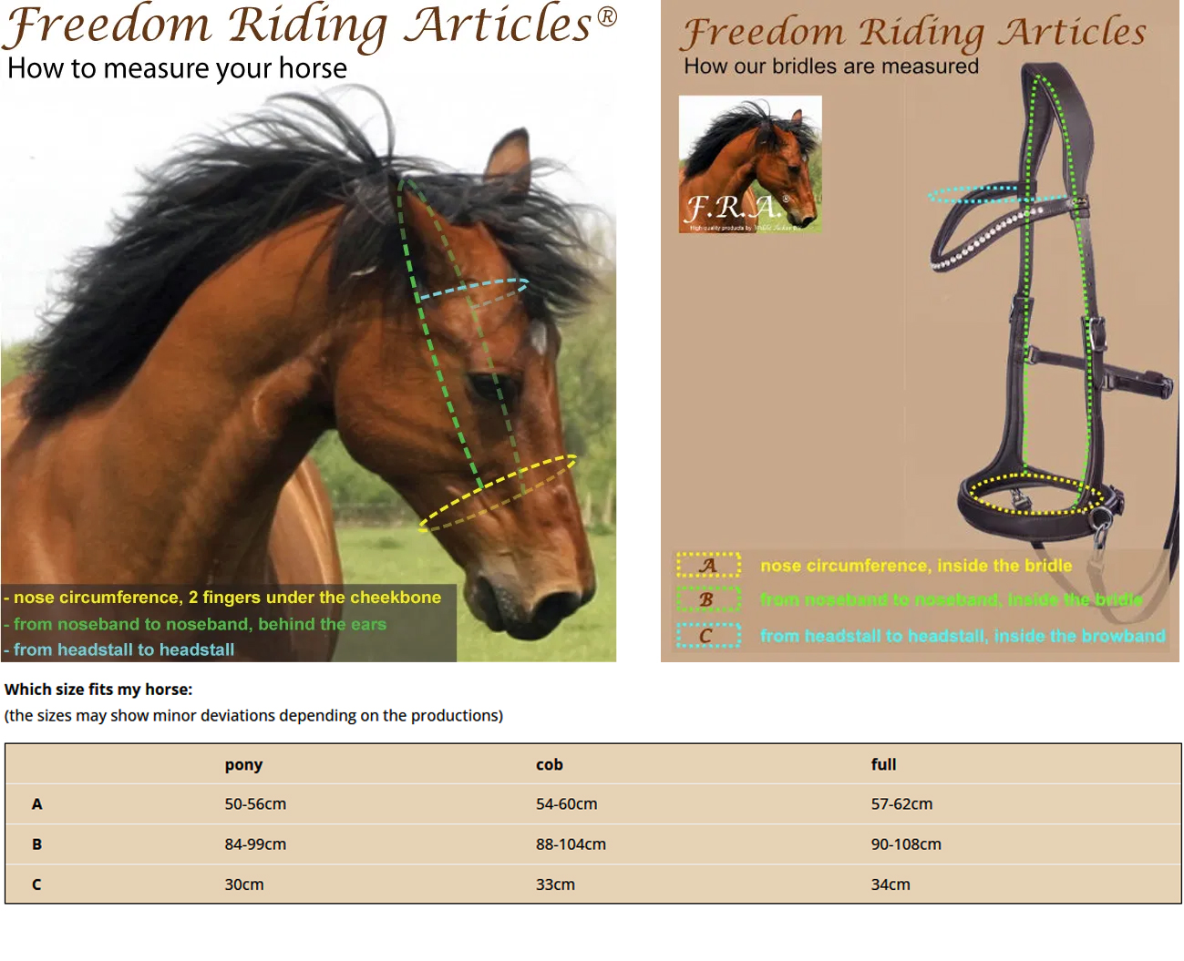 Anatomical sidepull with reins - F.R.A® 'Aruba' - 19