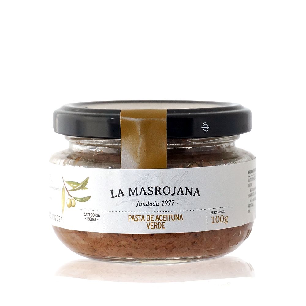 La Masrojana Grön olivpaté, 100 g