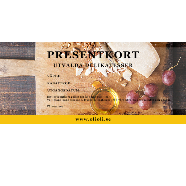 OLIOLI Presentkort 1000 kr