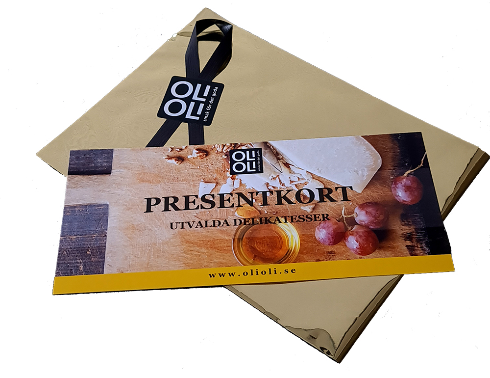 OLIOLI Presentkort 1200 kr