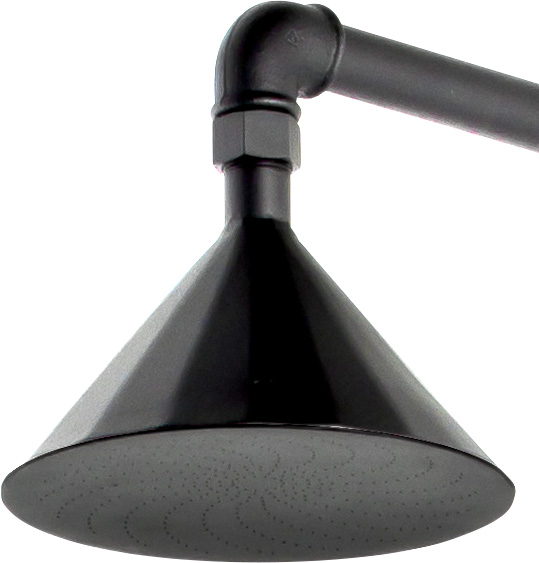 Garden wall-mounted outdoor shower - Black - 5
