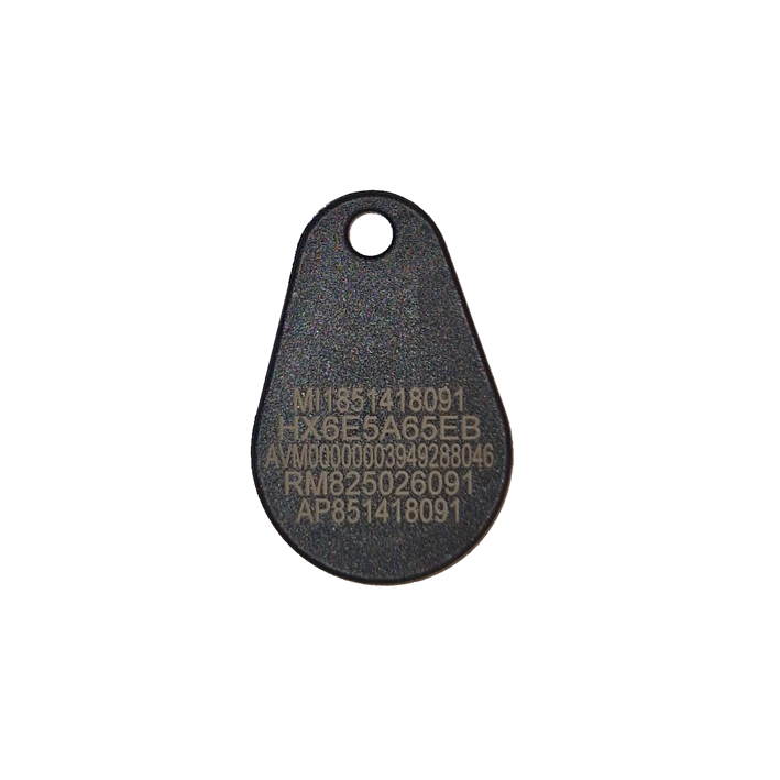 RFID-tagg, pear Mifare (epoxy/bakelit) märkt med systemnummer