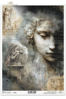 Ghotic angels, sculpture, face