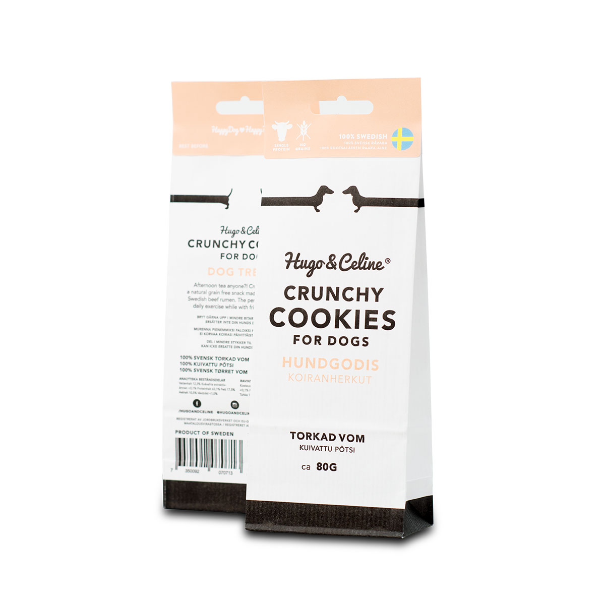 HUGO & CELINE CRUNCHY COOKIES DOG TREATS