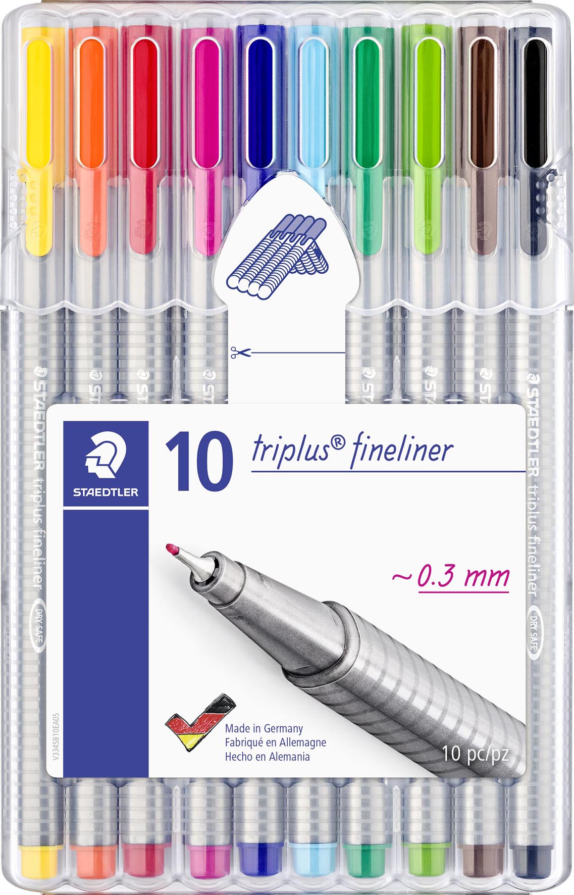 Fiberpenna Staedtler 0,3 10/fp
