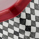 Marianne Westman (Red Top 1956) Checkered Jar with Red Lid 11/8 cm #43