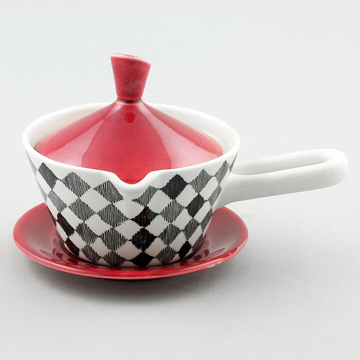 Marianne Westman (Red Top 1956) Sauce Pan with Lid and Plate 15 cm