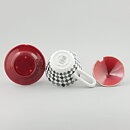Marianne Westman (Red Top 1956) Sauce Pan with Lid and Plate 15 cm