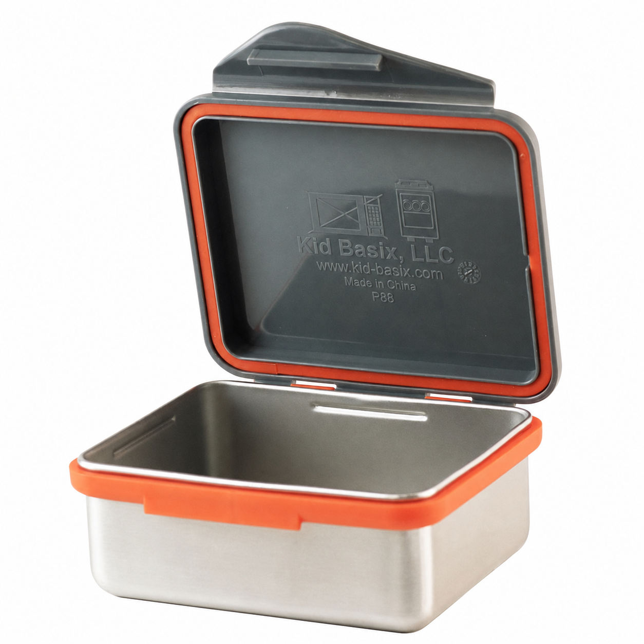 Kid Basix Safe Snacker madkasse Gray - 6