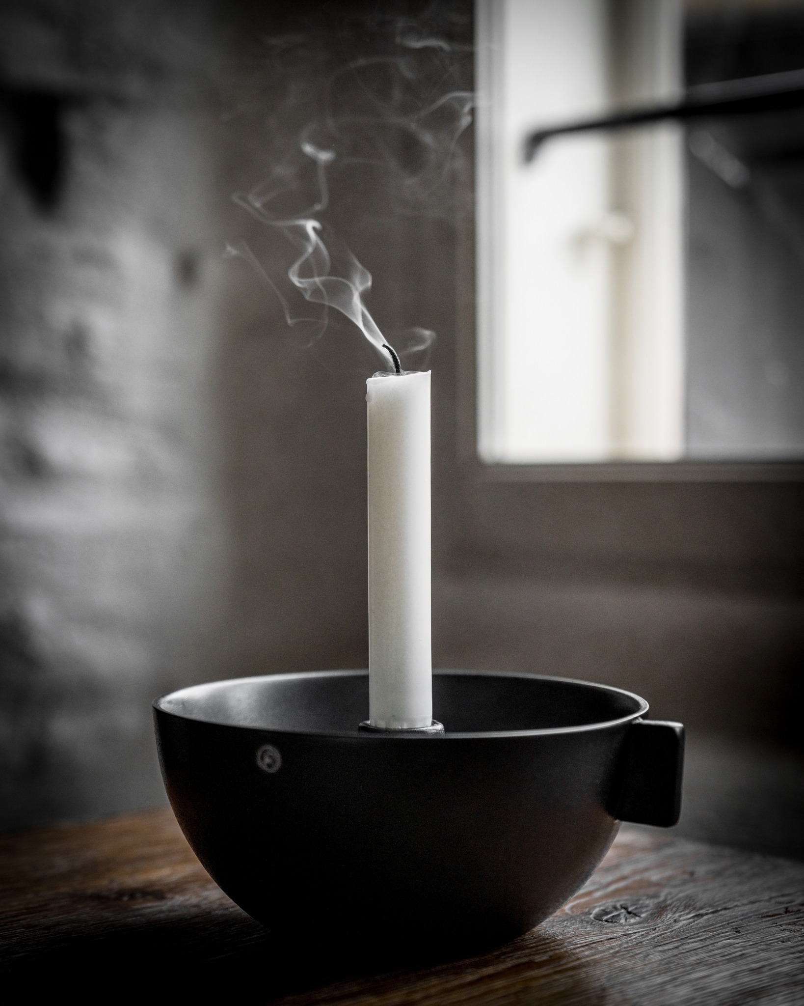ERNST CANDLE HOLDER/CANDLESTICK 17 CM - BLACK - 2