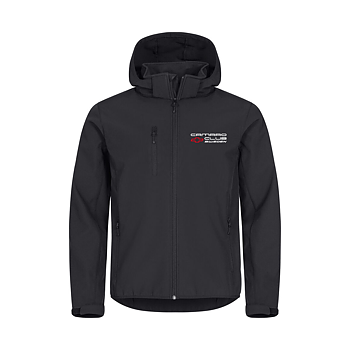 Softshelljacka Classic Huva Svart Dam/Herr