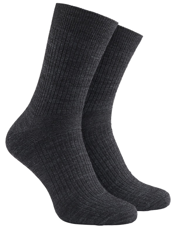 Loose Wool Socks Anthracite Grey