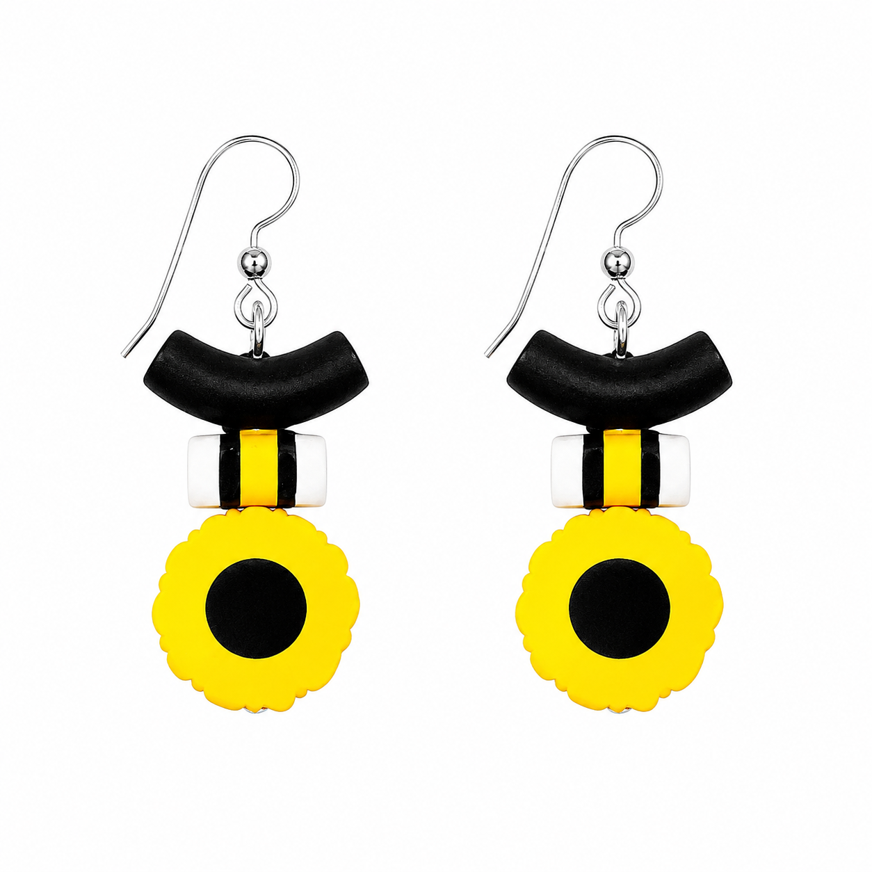 Earrings English candy Yellow
