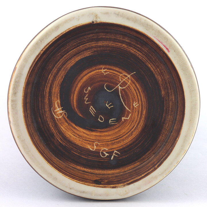 Carl-Harry Stålhane (SGF 1954) Brown Modern Vase 32 cm