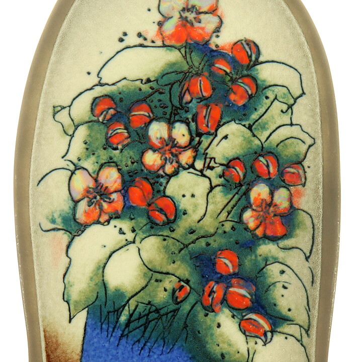 Heljä Liukko-Sundström (1986) Wall Plaque with Flower Vase Motif 39 cm