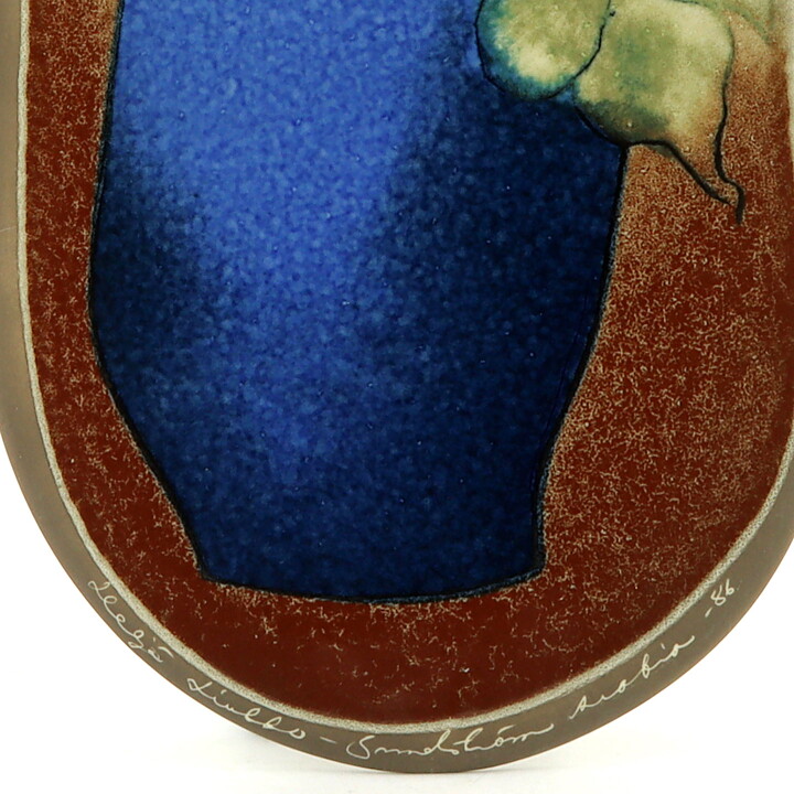 Heljä Liukko-Sundström (1986) Wall Plaque with Flower Vase Motif 39 cm