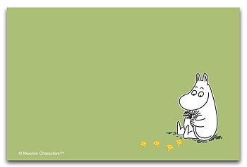 Moomin Table mat, Moomintroll - Green